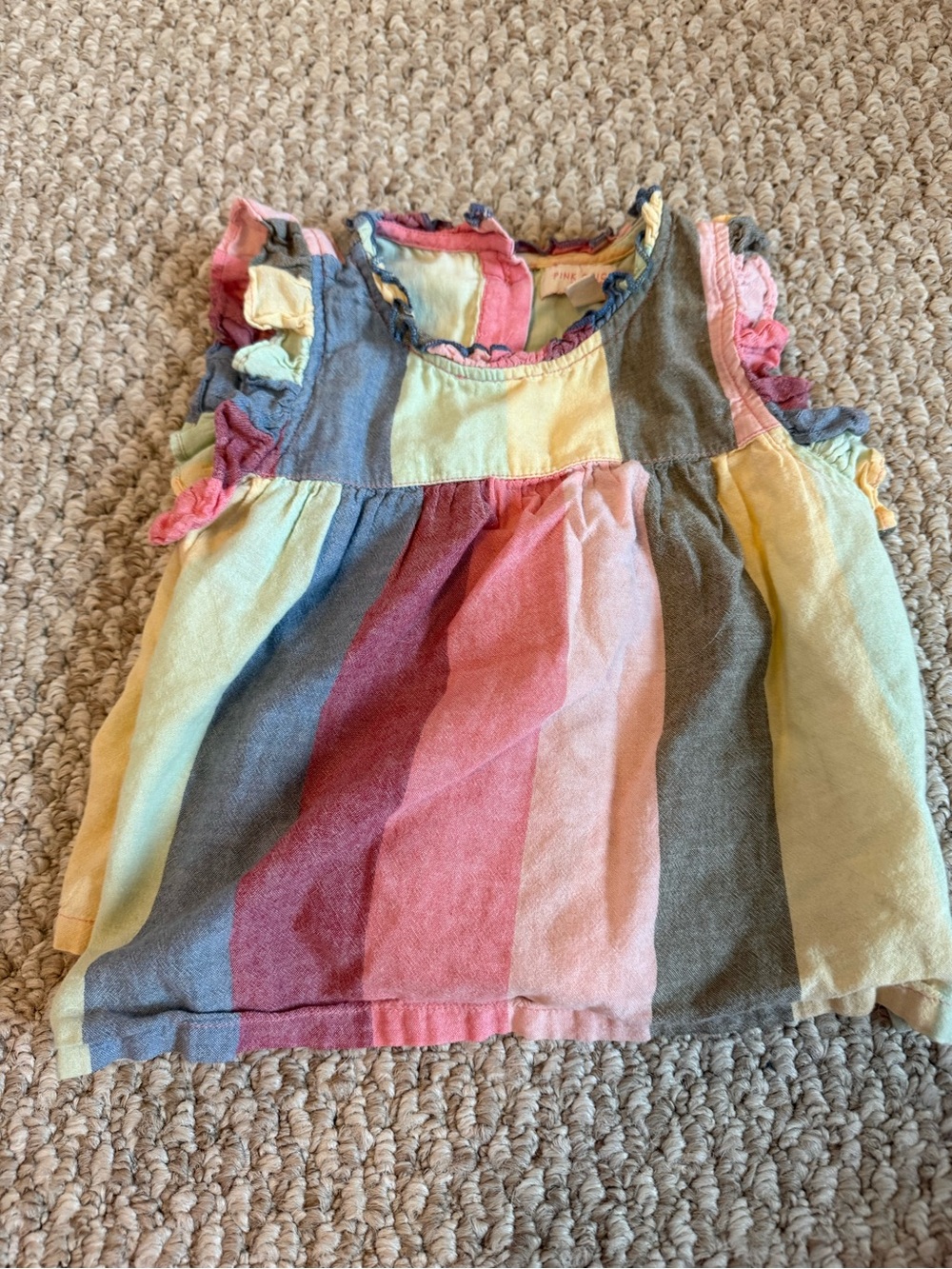 Pink Chicken Striped Blouse